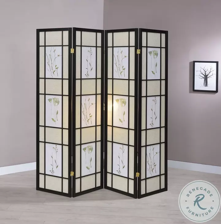 4407 Black Room Divider