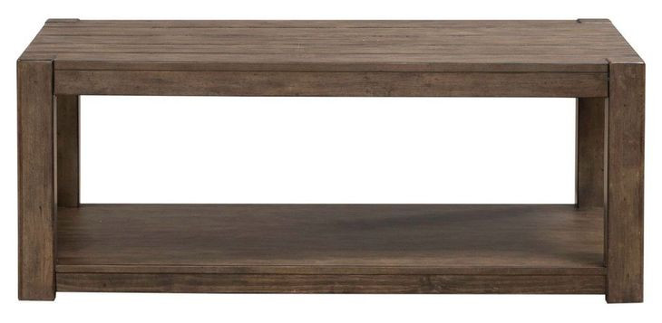 Broadmore Cobblestone Brown Rectangular Cocktail Table