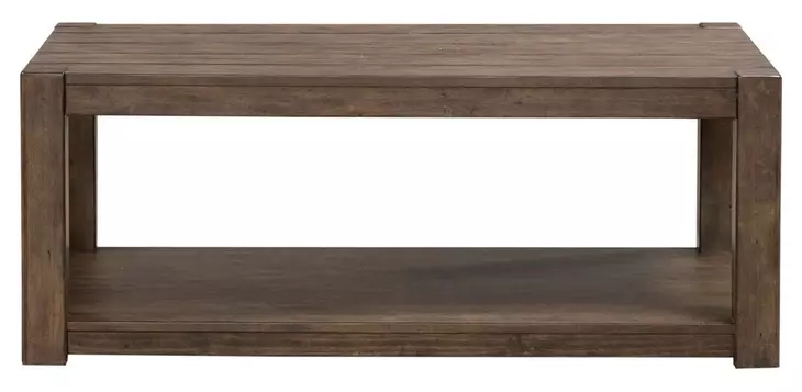 Broadmore Cobblestone Brown Rectangular Cocktail Table
