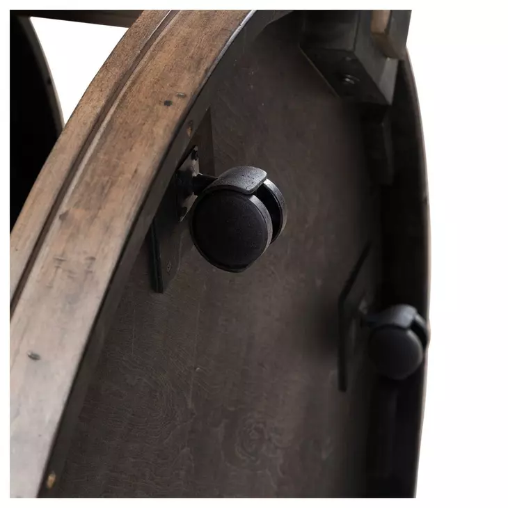 Broadmore Cobblestone Brown Round Cocktail Table