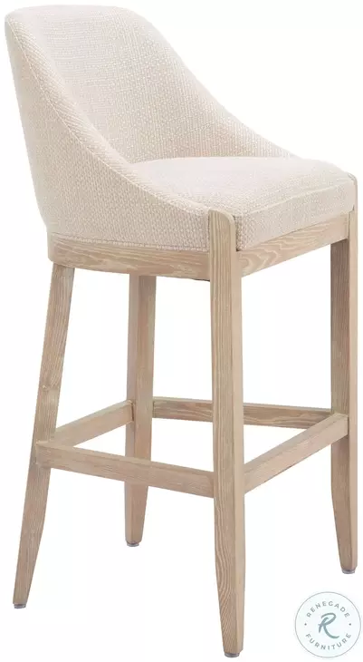 Calmo Beige Bar Stool