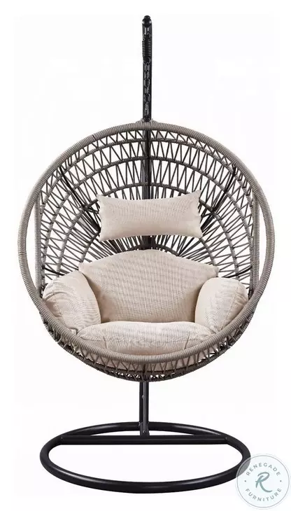 Vasant Fabric and Rope Hanging Chair