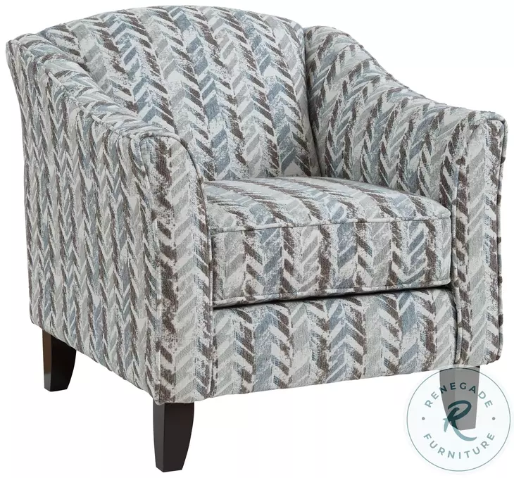 Wowza Mercedes Shore Flared Arms Accent Chair