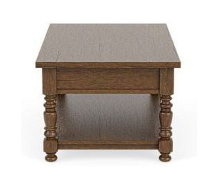 Eastlake Whiskey Oak Rectangular Lift Top Cocktail Table From
