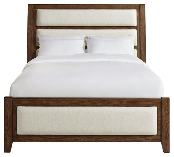 Marlow Sable and White Upholstered Storage Panel Bedroom Set