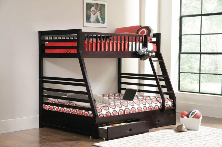 Ashton Cappuccino Twin Over Full Bunk Bed