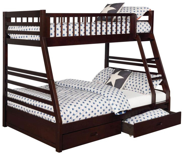 Ashton Cappuccino Twin Over Full Bunk Bed