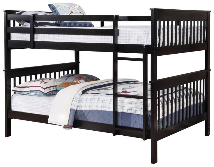 Chapman Black Full over Full Bunk Bed