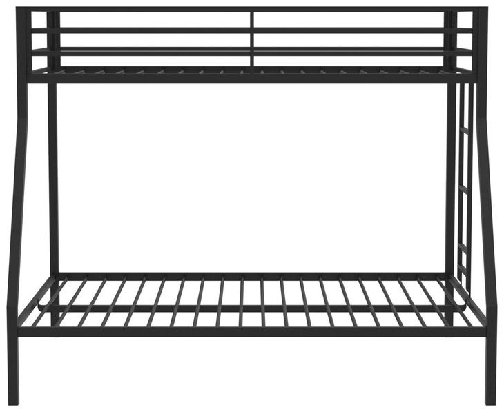 Alevera Black Twin Over Full Bunk Bed