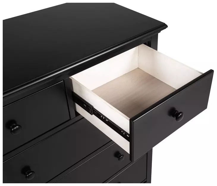 Sumerlin Black 6 Drawer Chest