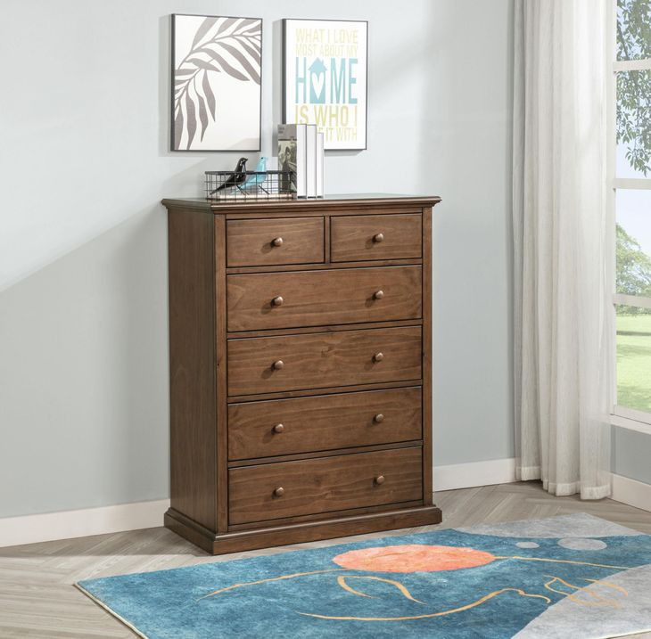 Sumerlin Medium Brown 6 Drawer Chest