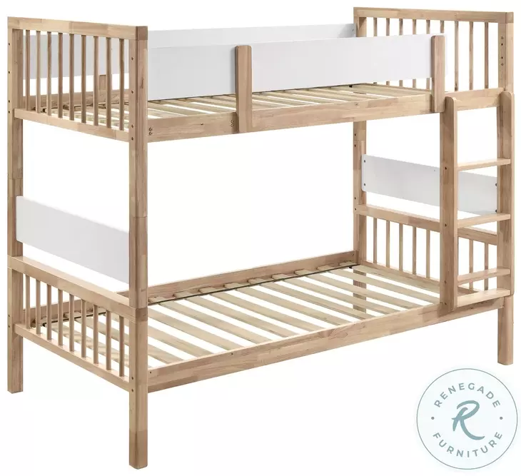 Dakota Natural Twin Over Twin Bunk Bed