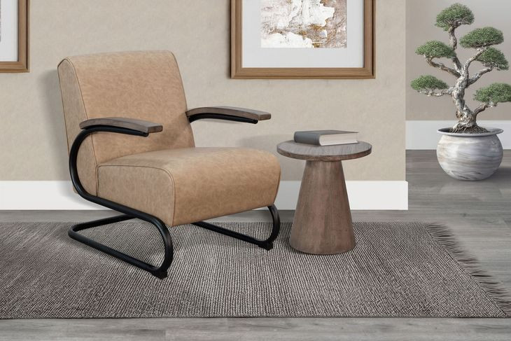Nash Ronan Nude Upholstered Accent Chair