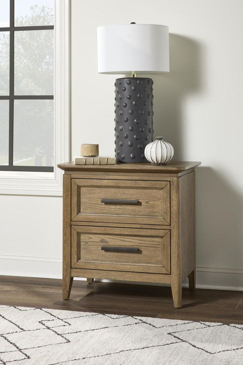 Beacon Hill Dusted Barley 2 Drawer Nightstand