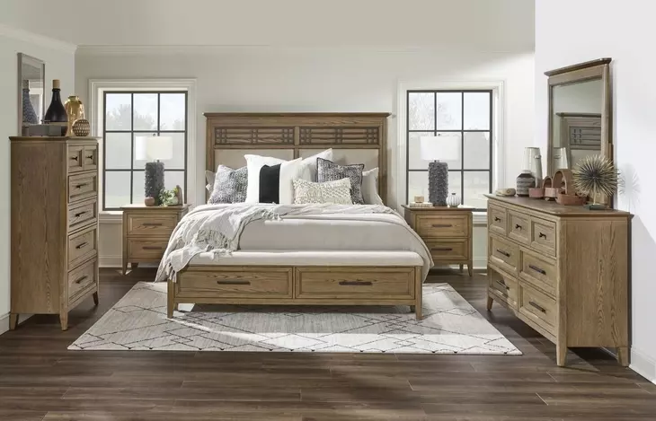 Beacon Hill Dusted Barley Rectangular Dresser Mirror