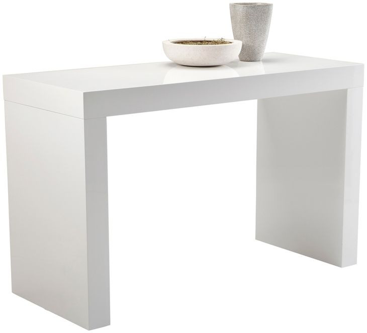 Faro White 57" Rectangular Counter Height Table