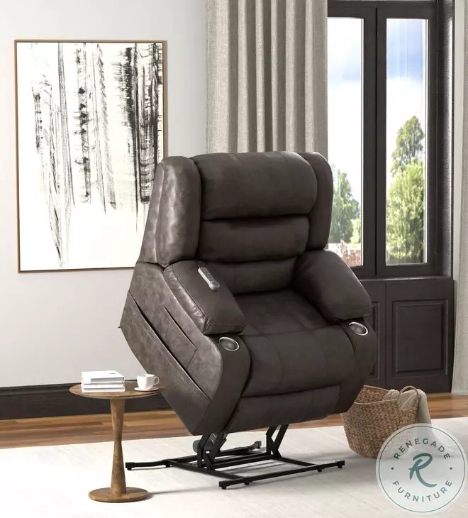 Tucker Steel Power Lift Recliner with Heat And Massage