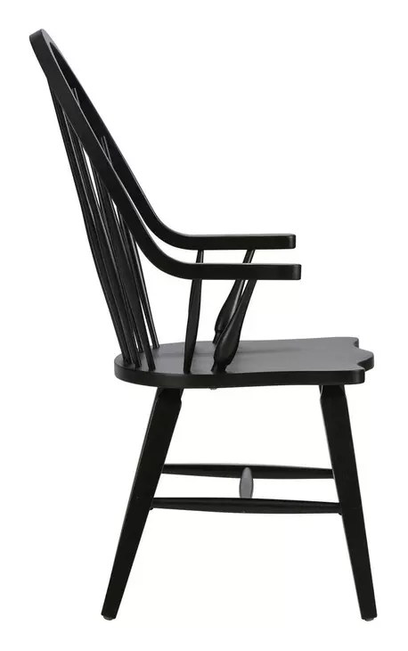 Stone Ridge Tobacco and Black 7 Piece Extendable Rectangular Dining Set