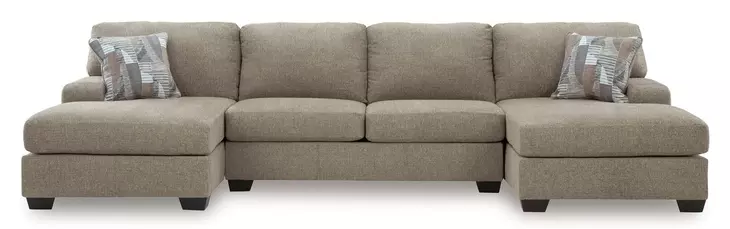 Seyler Lane Hemp 3 Piece Modular Double Chaise Sectional