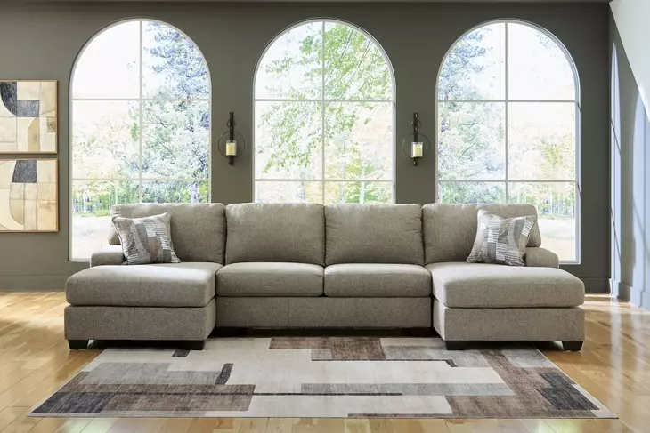 Seyler Lane Hemp 3 Piece Modular Double Chaise Sectional