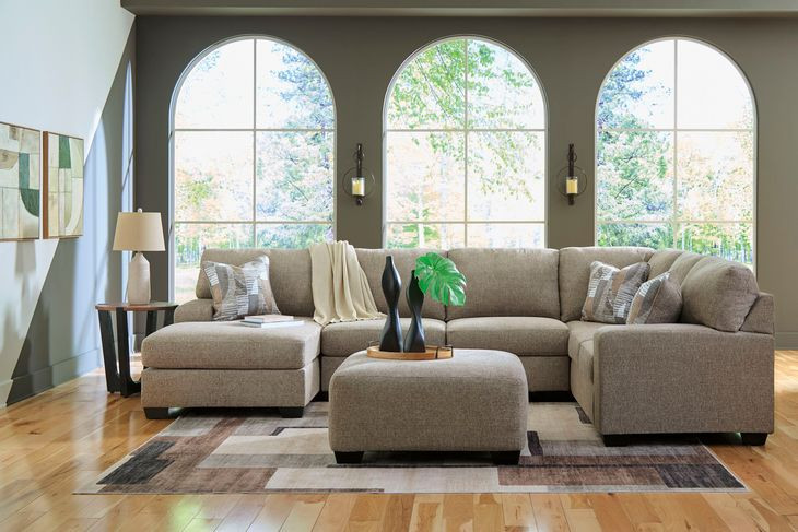 Seyler Lane Hemp 3 Piece Modular Sectional with LAF Chaise
