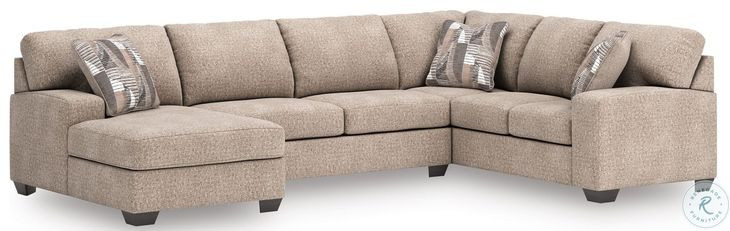 Seyler Lane Hemp 3 Piece Modular Sectional with LAF Chaise