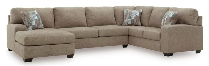 Seyler Lane Hemp 3 Piece Modular Sectional with LAF Chaise