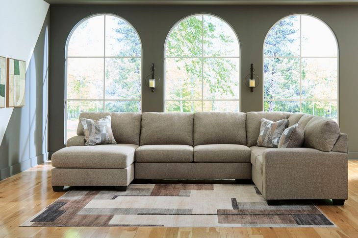 Seyler Lane Hemp 3 Piece Modular Sectional with LAF Chaise