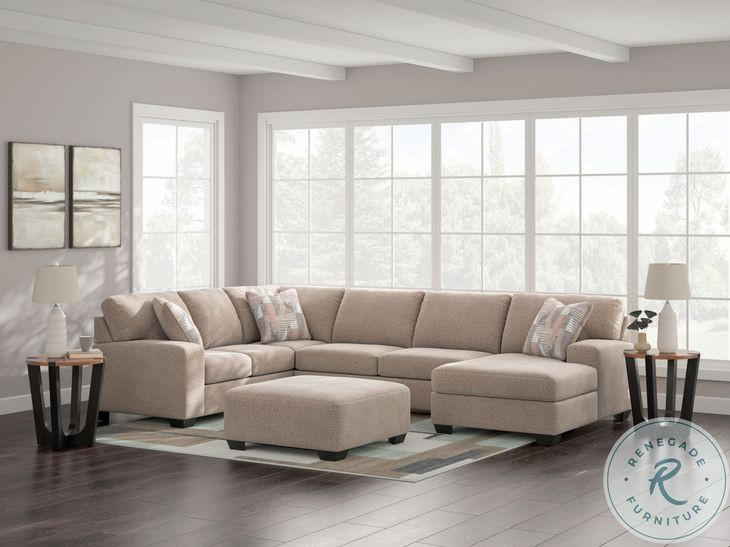 Seyler Lane Hemp 3 Piece Modular Sectional with RAF Chaise