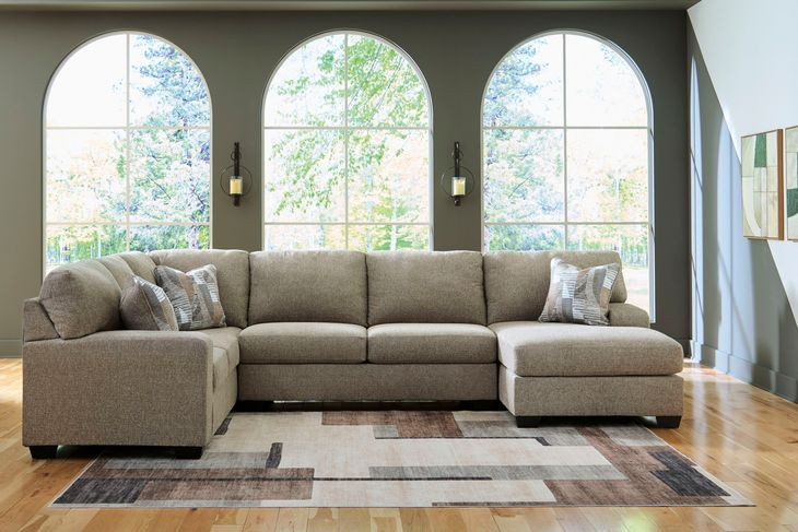 Seyler Lane Hemp 3 Piece Modular Sectional with RAF Chaise