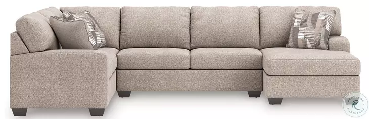 Seyler Lane Hemp 3 Piece Modular Sectional with RAF Corner Chaise