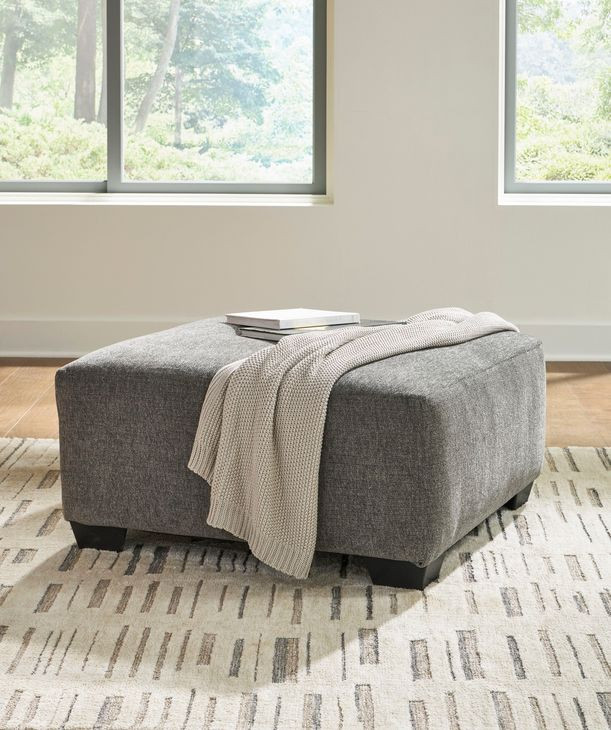 Revenna Greystone Oversized Accent Ottoman
