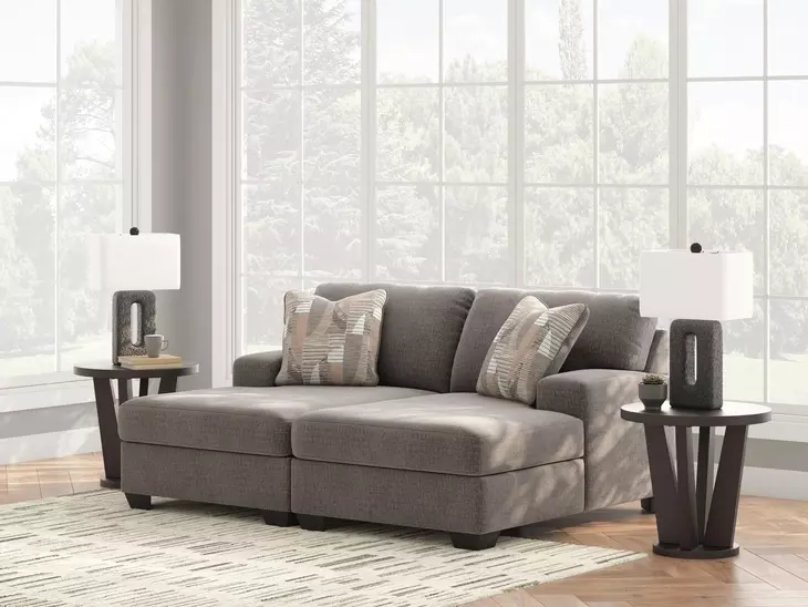 Newellen Greystone 2 Piece Super Chaise