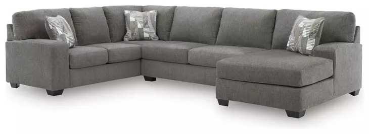 Revenna Greystone 3 Piece Modular Sleeper Sectional with RAF Chaise