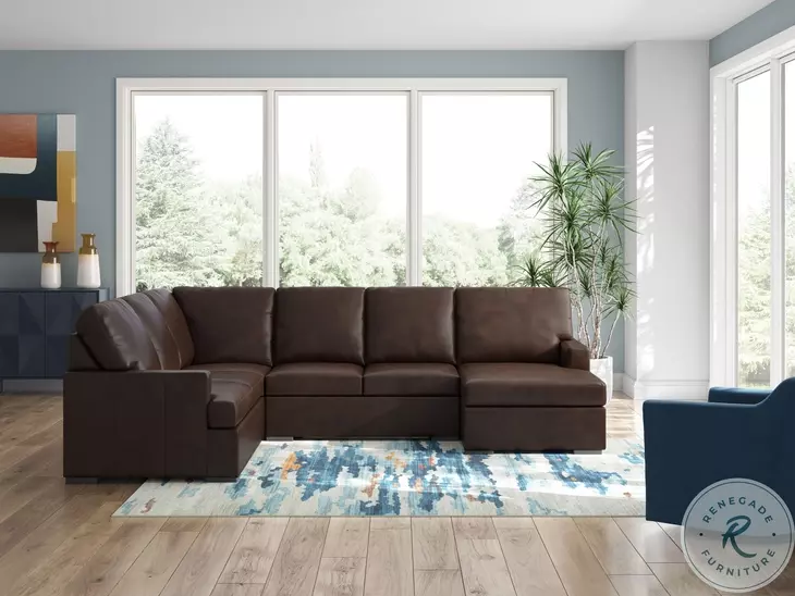 Modern Day Coffee 3 Piece Sectional with RAF Chaise