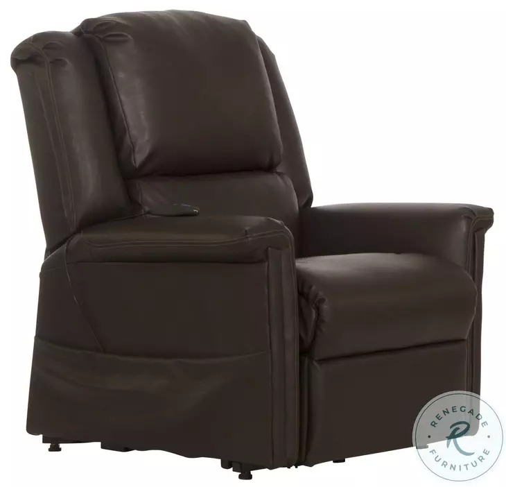 Elsie Chocolate Lay Flat Power Lift Recliner