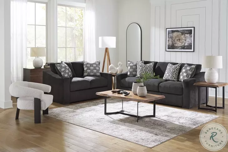 Wryenlynn Onyx Loveseat From Ashley Furniture | Coleman