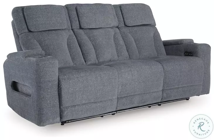 Forest Lake Steel Power Reclining Living Room Set with Adjustable