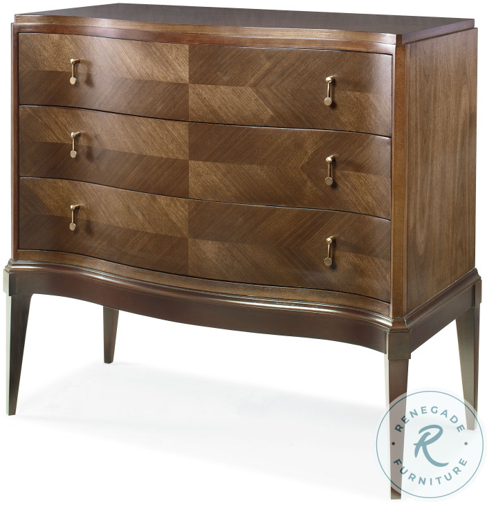 Bridgeton Walnut 3 Drawer Chest