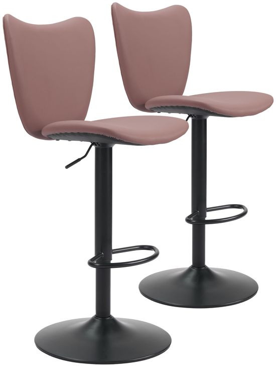Elevate Brown Bar Stool Set Of 2