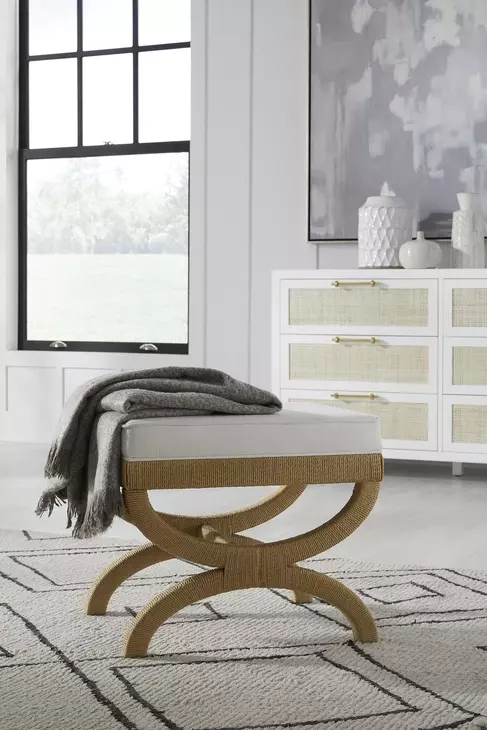 Xanadu White Performance Fabric Stool