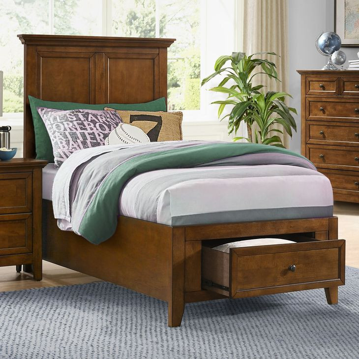 San Mateo Youth Tuscan Storage Panel Bedroom Set