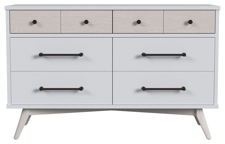 Rowan Ash Linen 6 Drawer Dresser