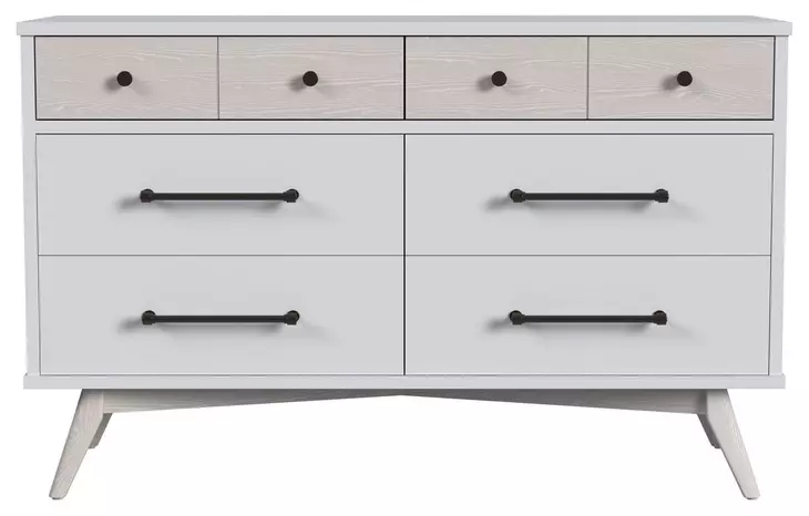 Rowan Ash Linen 6 Drawer Dresser