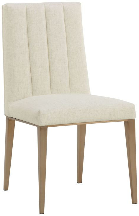 Hadwin Geralt Linen Performance Fabric Dining Chair Set of 2