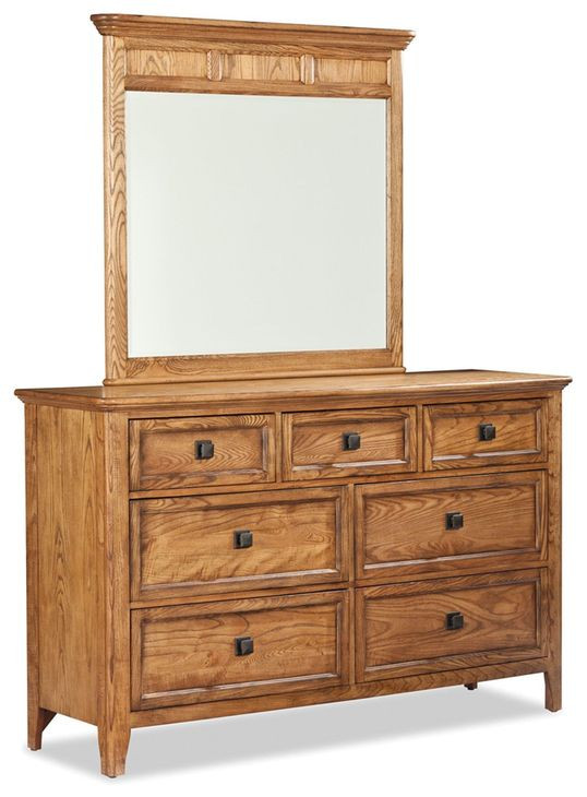 Alta Brushed Ash 7 Drawer Dresser