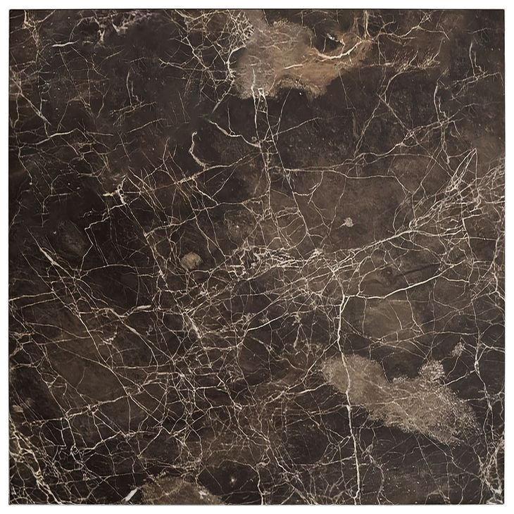 Arlo Dark Emperador Square Marble Top End Table