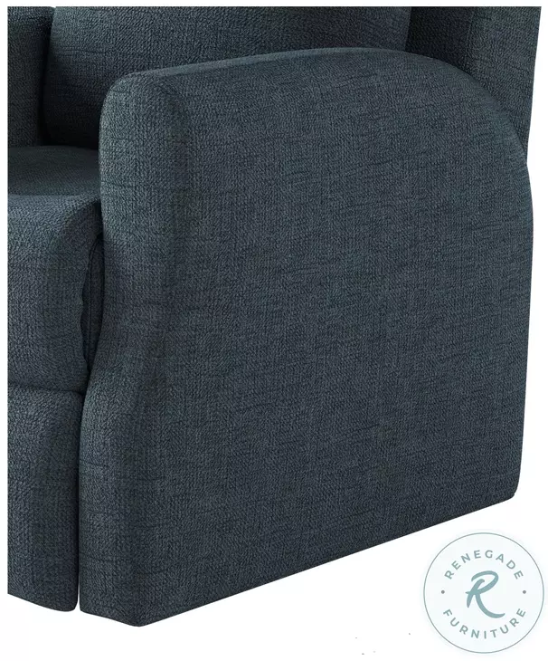 Fame Brady Navy Power Headrest Rocker Recliner
