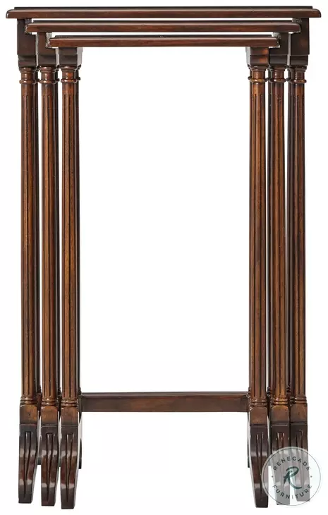 Marriage of Convenience Walnut 17" Rectangular Nesting Tables