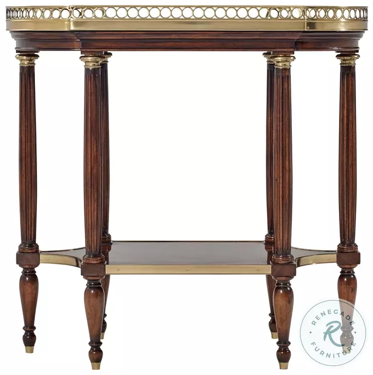 Parfait Okoume Choco 30" Oval Accent Table